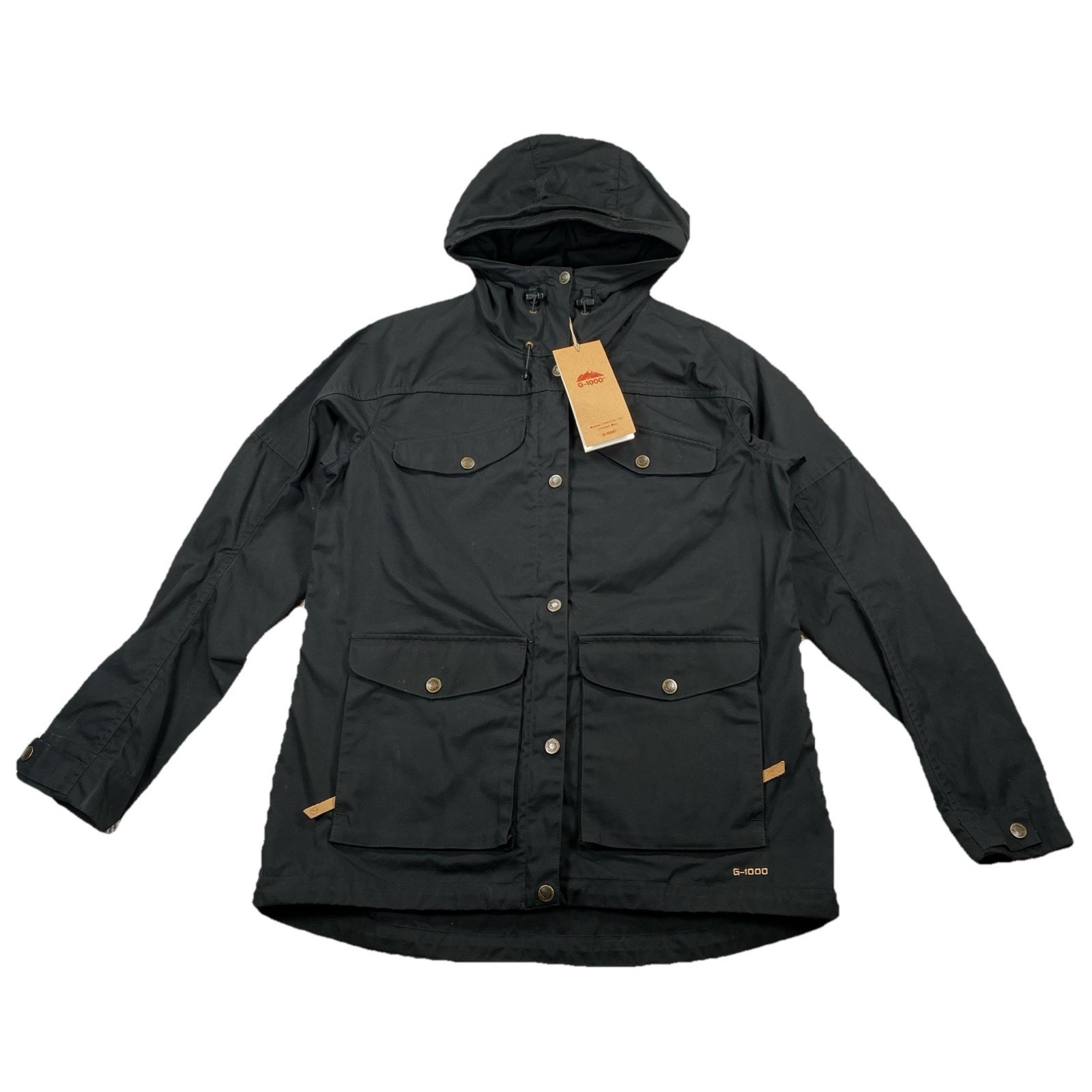 Fjallraven Vidda Pro G-1000 Original Hooded Jacket Black Women's Small (Sample)